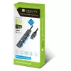 Techly IUSB32-HUB4A-4U3SL docking station/replicatore di porte per laptop con filo USB 3.2 Gen 1 (3.1 Gen 1) Type-A grigio