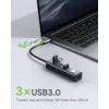Techly IDATA USB-ETGIGA3CA dock/replicatore di porte per laptop con filo USB 3.2 Gen 1 (3.1 Gen 1) Type-A + Type-C nero, argento