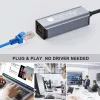 Techly IDATA USB-ETGIGA-CA docking station/replicatore di porte per laptop con filo USB 3.2 Gen 1 (3.1 Gen 1) Type-C nero, argento