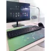 Techly ICA-MP GLASS1 tappetino mouse tappetino mouse gaming verde