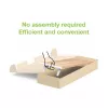 Techly ICA-MS 389 supporto monitor/piedistallo scrivania bianco, legno