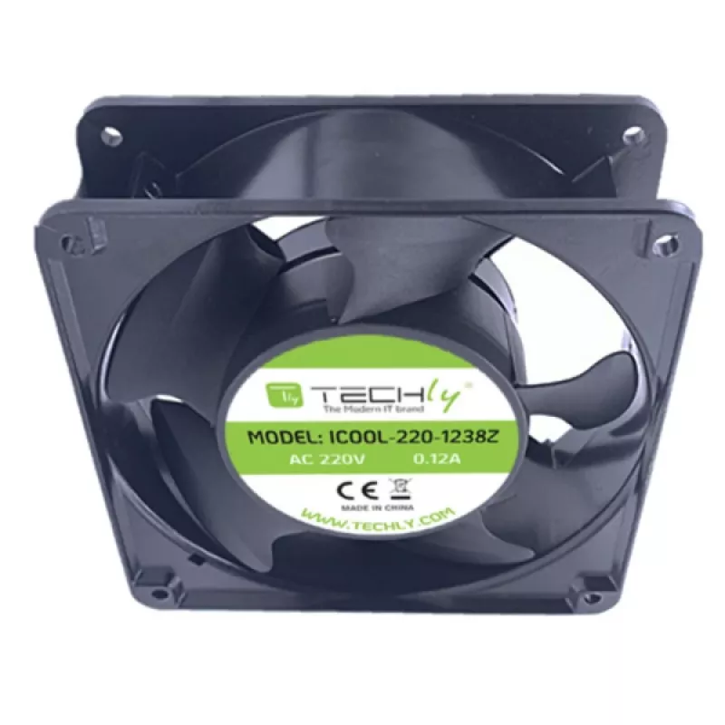 Techly ICOOL-220-1238Z sistema di raffreddamento per computer parte/accessorio modulo ventola