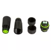 Techly connettore in fibra ottica LC duplex impermeabile IP68 con due pressacavi