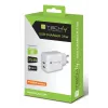 Techly IPW-USB-2C35W caricabatterie per dispositivi mobili laptop, smartphone, tablet bianco AC uso interno ricarica rapida