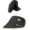 Techly IM 1100-VM-B mouse medicale per destrimani RF wireless ottico 3200 DPI