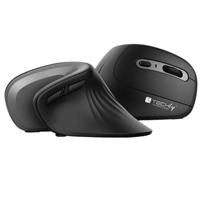 Techly IM 1100-VM-B mouse medicale per destrimani RF wireless ottico 3200 DPI