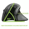 Techly IM 1100-VM-B mouse medicale per destrimani RF wireless ottico 3200 DPI