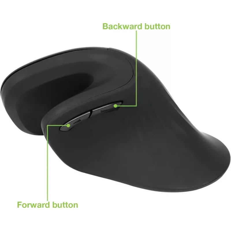 Techly IM 1100-VM-B mouse medicale per destrimani RF wireless ottico 3200 DPI