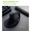 Techly IM 1100-VM-B mouse medicale per destrimani RF wireless ottico 3200 DPI
