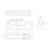 Techly IWP-KIT-C6U90 modulo keystone