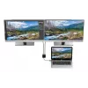 Techly IADAP USBC-HDMI2T4K adattatore cavo video 0,15 m USB Type-C 2 x HDMI nero