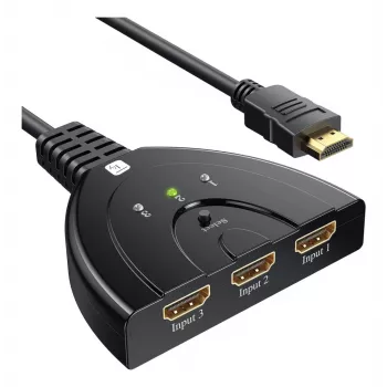 Techly IDATA HDMI-3F8K switch video