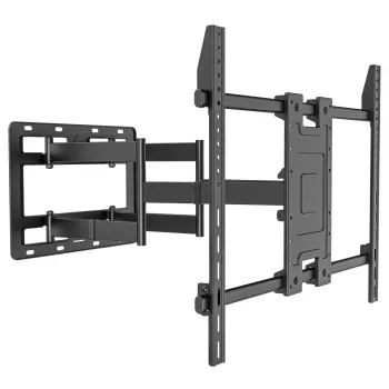 Techly supporto a parete per TV LED-LCD 55-100 pollici full-motion, 300 x 300 mm, 900 x 600 mm, 0 - 7°, 120°, acciaio, nero