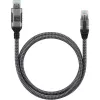 Techly ICOC-U3A-RJ45-020 Cavo adattatore da USB 3.0 Type-A a Gigabit Ethernet, 2 m, nero/argento