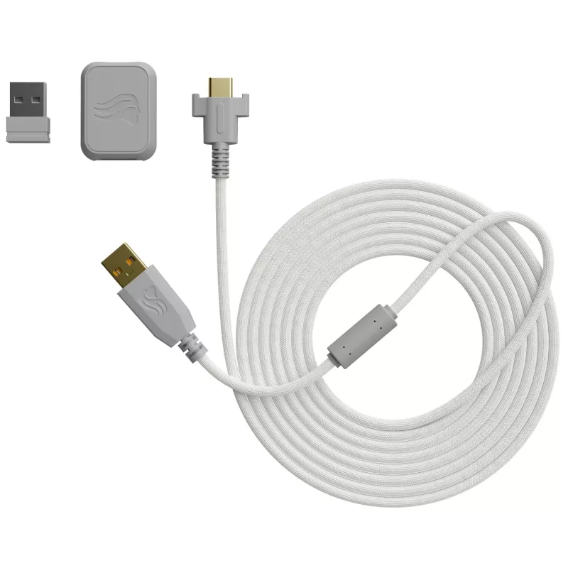 Glorious Gaming Glorious Model O Wireless 2 – bianco opaco, per destrorsi, laser, RF wireless + USB Type-C, 26000 DPI, 1 ms, bianco
