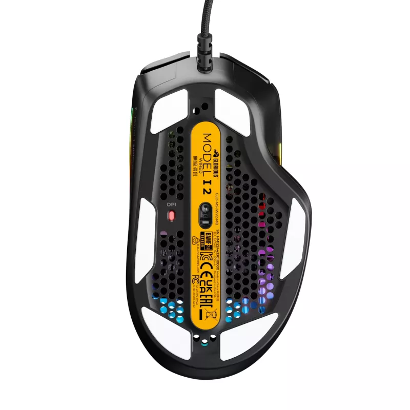 Glorious Gaming Glorious Model IV2 con filo - nero, per destrorsi, ottico, USB Type-A, 26000 DPI, nero