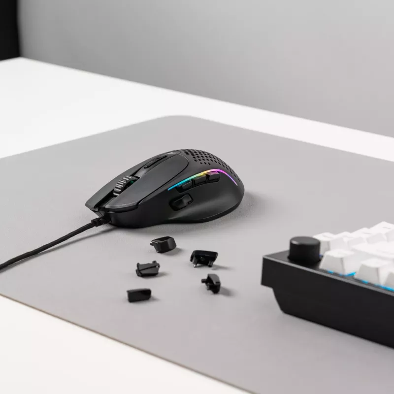 Glorious Gaming Glorious Model I2 con filo – bianco, per destrorsi, ottico, USB Type-A, 26000 DPI, bianco