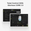 Glorious Gaming Glorious Model I2 con filo – bianco, per destrorsi, ottico, USB Type-A, 26000 DPI, bianco