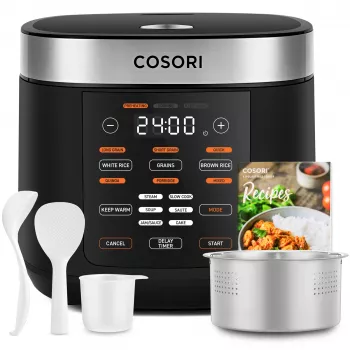 Cosori Multi-Cooker Chef Edition cuociriso 5 L 970 W nero, argento