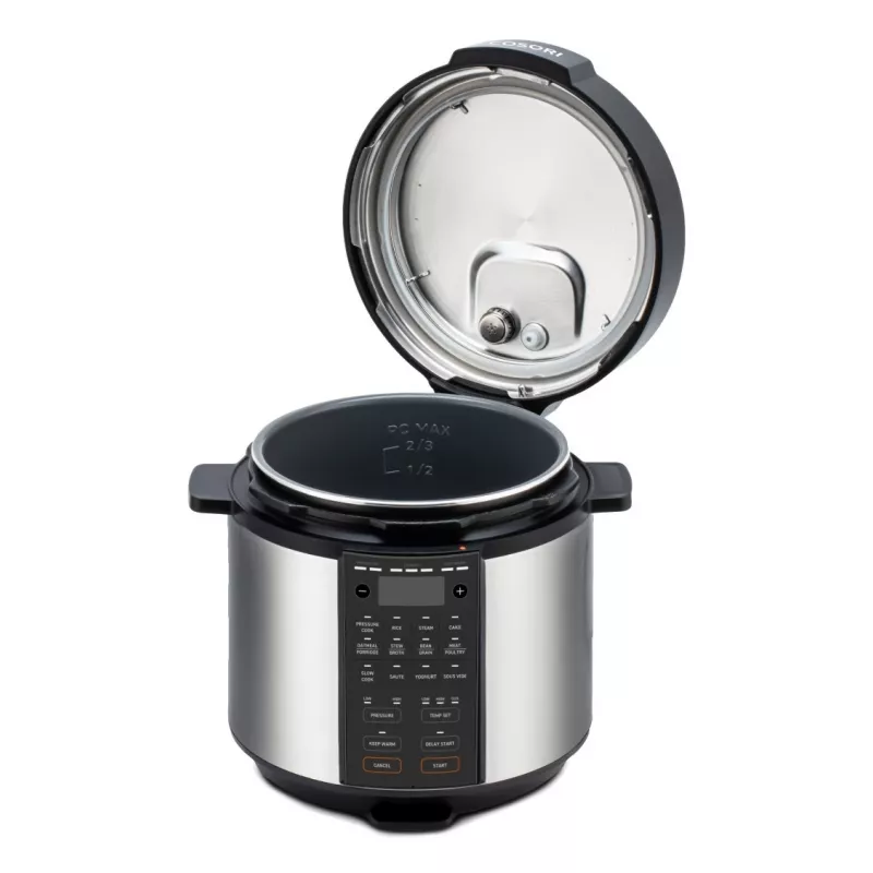Cosori CMC-CO601-SEU pentola a pressione elettrica 5,7 L nero, acciaio inox 1100 W
