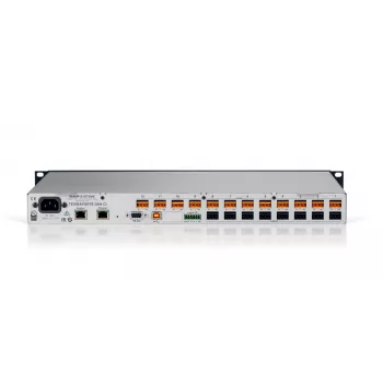 Biamp Tesira FORTÉ DAN CI, 8000 Ω, 207 Ω, nero, metallizzato, 1U, OLED, 20 - 20000 Hz