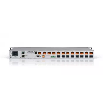 Biamp Tesira FORTÉ VT, 8000 Ω, 207 Ω, nero, metallizzato, 1U, OLED, 20 - 20000 Hz