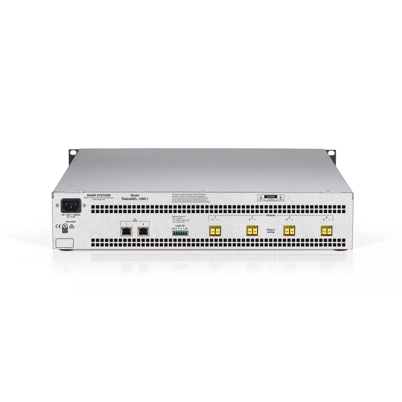 Biamp Tesira XEL 1200.1 amplificatore 4 canali 1200W (Single Asymmetric Bank)