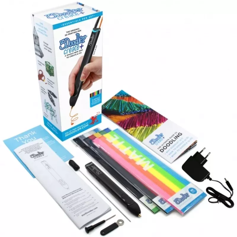 3Doodler FILAMENT 75 PEZZI ABS 3 COLORI AB-MONO-75 nero, argento, bianco 2 g