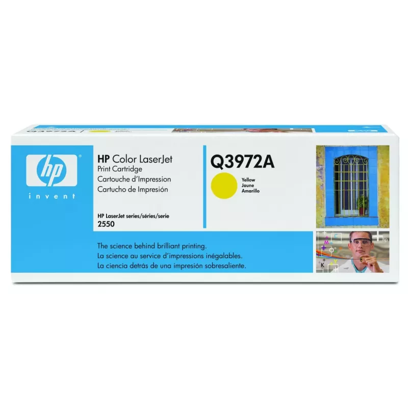 HP 123A giallo originale cartuccia toner LaserJet 1 pezzo