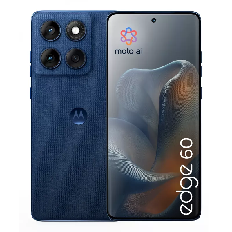 Motorola edge 60 16,9 cm (6,67 inch) Dual SIM Android 15 5G USB Type-C 12 GB 512 GB 5200 mAh blu