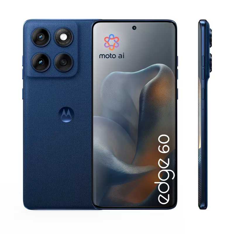 Motorola edge 60 16,9 cm (6,67 inch) Dual SIM Android 15 5G USB Type-C 12 GB 512 GB 5200 mAh blu