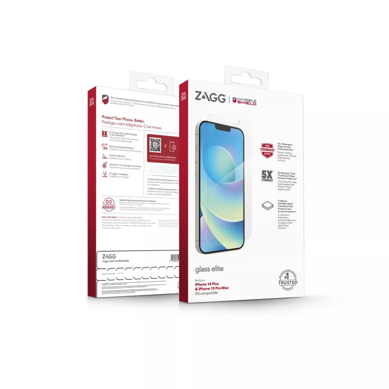 InvisibleShield Elite protezione display in vetro per Apple iPhone 13 Pro Max, 17 cm (6,7