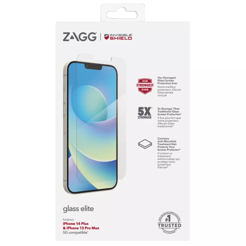 InvisibleShield Elite protezione display in vetro per Apple iPhone 13 Pro Max, 17 cm (6,7