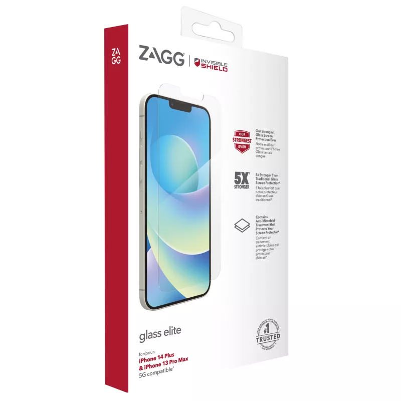 InvisibleShield Elite protezione display in vetro per Apple iPhone 13 Pro Max, 17 cm (6,7