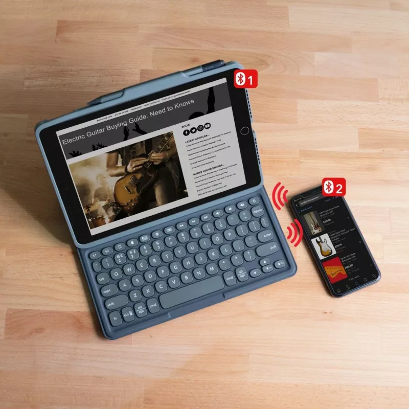 ZAGG Pro Keys tastiera universale Bluetooth QWERTY nordico grigio
