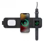 mophie caricabatterie da viaggio 3-in-1 compatibile MagSafe (2023), interno, USB, ricarica wireless, nero