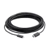 Vaddio 440-1007-008 cavo USB USB 3.2 Gen 2 (3.1 Gen 2) 8 m USB C USB A nero