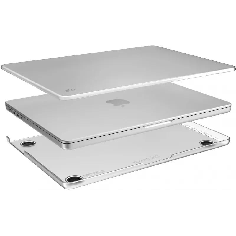 Speck SmartShell Macbook Pro 14 pollici (2021/2022) trasparente, custodia rigida, 35,6 cm (14 pollici)