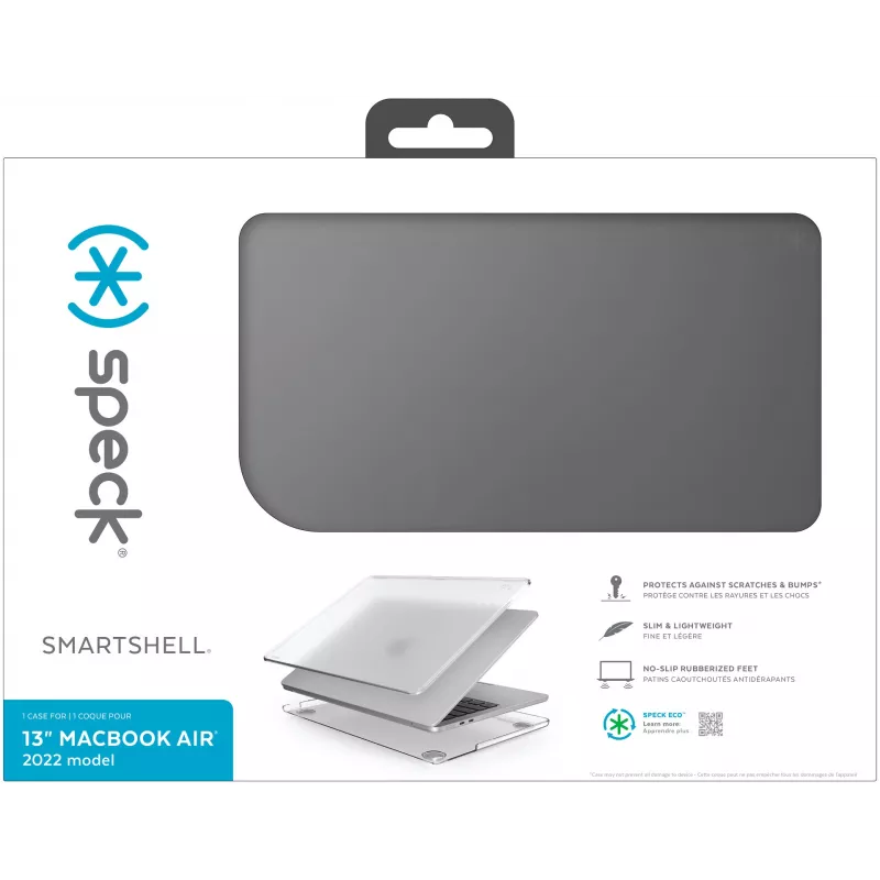 Speck SmartShell Macbook Air 13 M2 (2022) Obsidian, custodia rigida, 33 cm (13