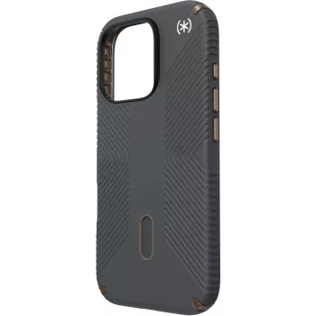 Speck Presidio2 Grip + ClickLock Apple iPhone 16 Pro Charcoal grigio - compatibile Microban
