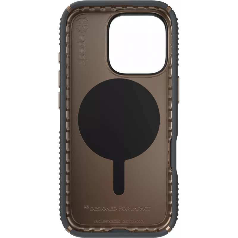 Speck Presidio2 Grip + ClickLock Apple iPhone 16 Pro Charcoal grigio - compatibile Microban