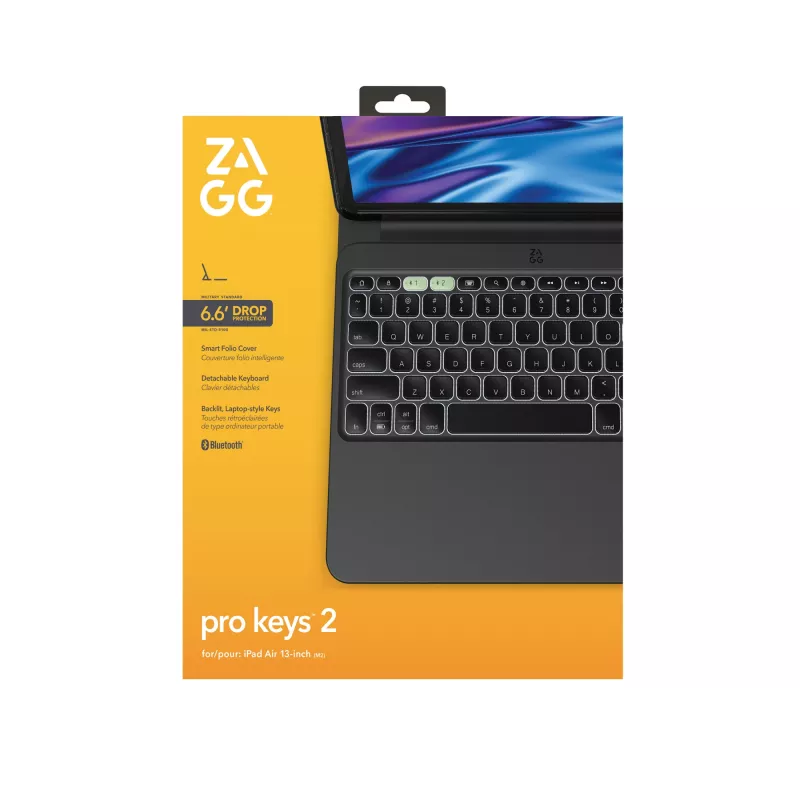 ZAGG Pro Keys 2 Nordic Bluetooth nero