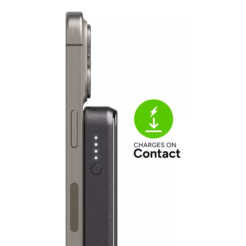 mophie Snap+ Powerstation 10000 mAh ricarica wireless nero