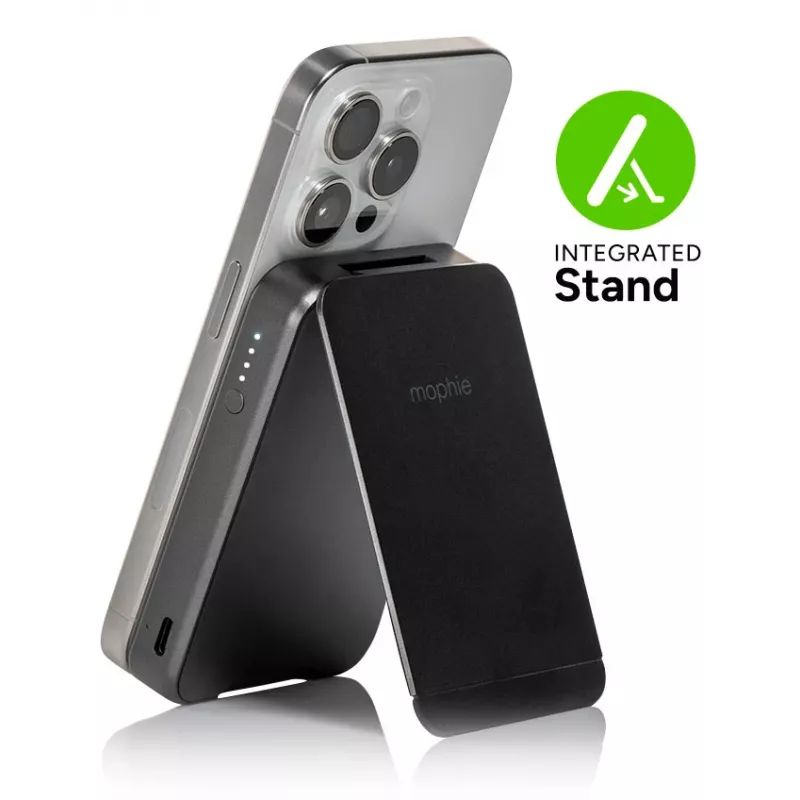 mophie Snap+ Powerstation 10000 mAh ricarica wireless nero