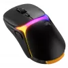 Glorious Gaming Model O3 Wireless mouse da gaming – InfinitePlay sistema di batterie ricaricabili intercambiabili, polling 8k, switch ottici con 130 milioni di clic, ultraleggero con 66 g, sensore ottico 30K-DPI, RGB – nero