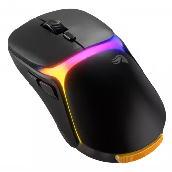 Glorious Gaming Model O3 Wireless mouse da gaming – InfinitePlay sistema di batterie ricaricabili intercambiabili, polling 8k, switch ottici con 130 milioni di clic, ultraleggero con 66 g, sensore ottico 30K-DPI, RGB – nero