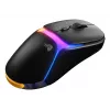 Glorious Gaming Model O3 Wireless mouse da gaming – InfinitePlay sistema di batterie ricaricabili intercambiabili, polling 8k, switch ottici con 130 milioni di clic, ultraleggero con 66 g, sensore ottico 30K-DPI, RGB – nero