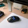 Glorious Gaming Model O3 Wireless mouse da gaming – InfinitePlay sistema di batterie ricaricabili intercambiabili, polling 8k, switch ottici con 130 milioni di clic, ultraleggero con 66 g, sensore ottico 30K-DPI, RGB – nero