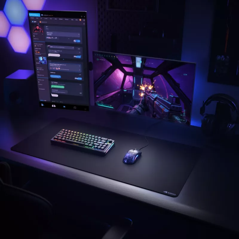 Glorious Gaming Model O Eternal Mouse Destrorso USB Type-A Ottico 12000 DPI