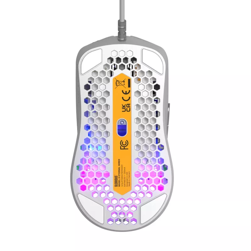 Glorious Gaming Model O Eternal Mouse Destrorso USB Type-A Ottico 12000 DPI